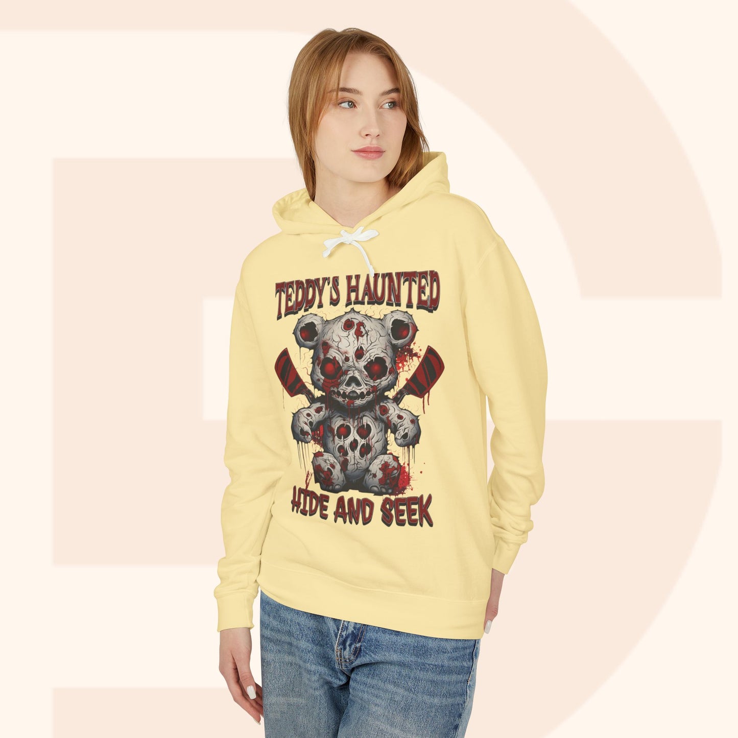 Teddy's Haunted Hide and Seek Halloween Hoodie