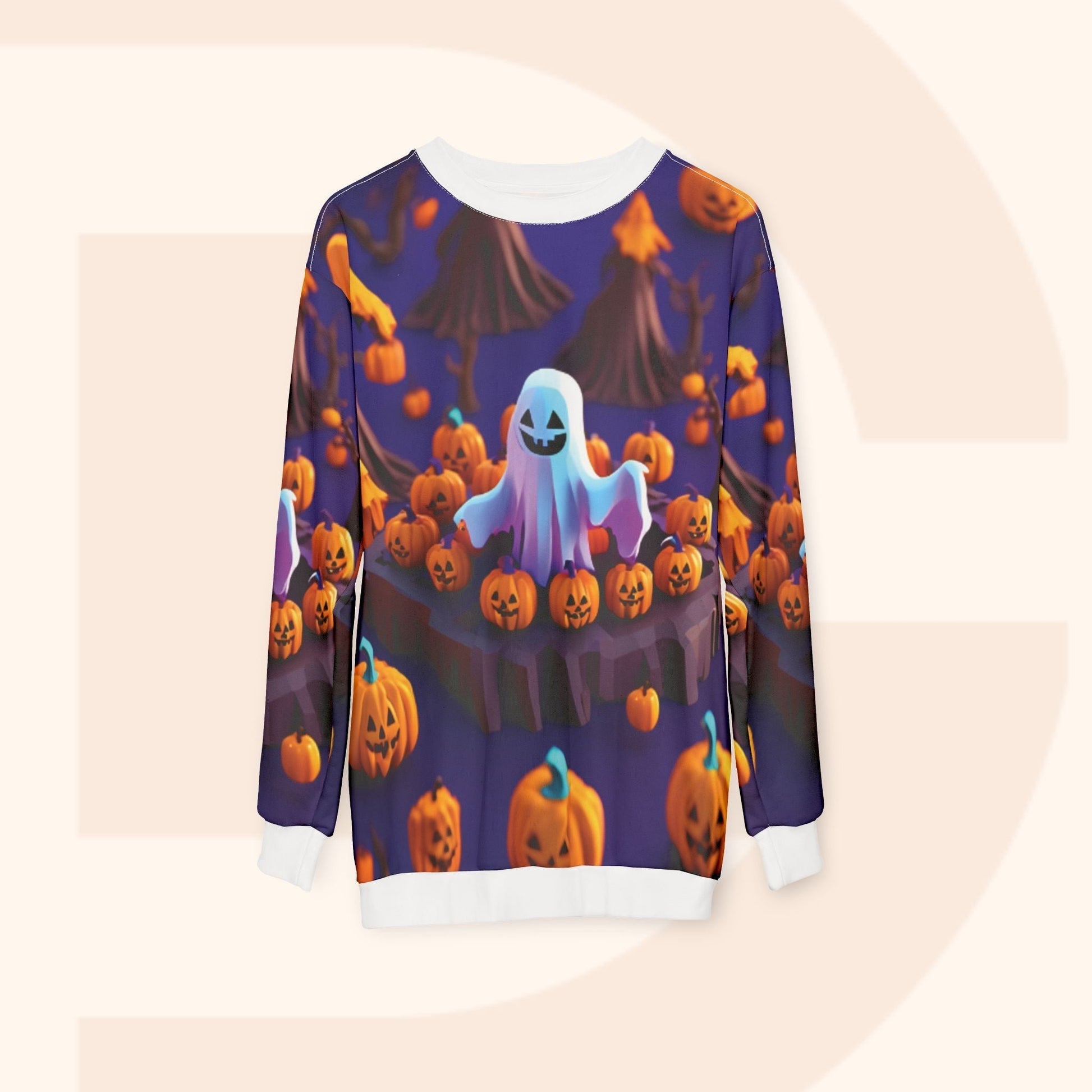 Ghost Face Halloween Sweatshirt Unisex Clothing Spooky Apparel