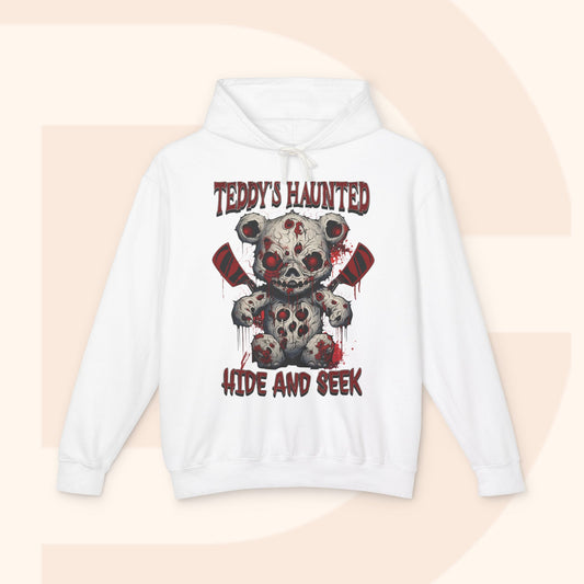 Teddy's Haunted Hide and Seek Halloween Hoodie