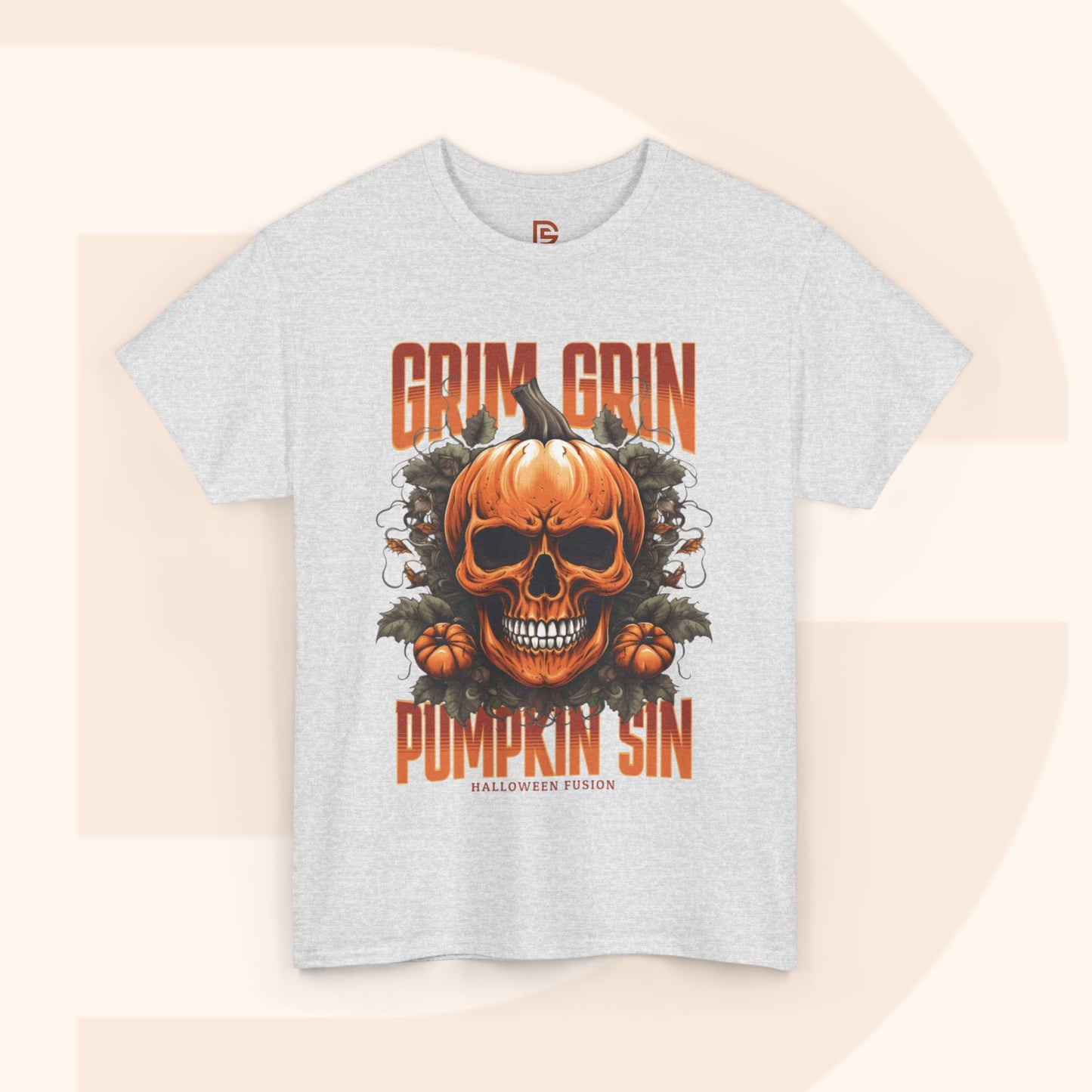 Grin Grin Pumpkin Sin Halloween T-shirt