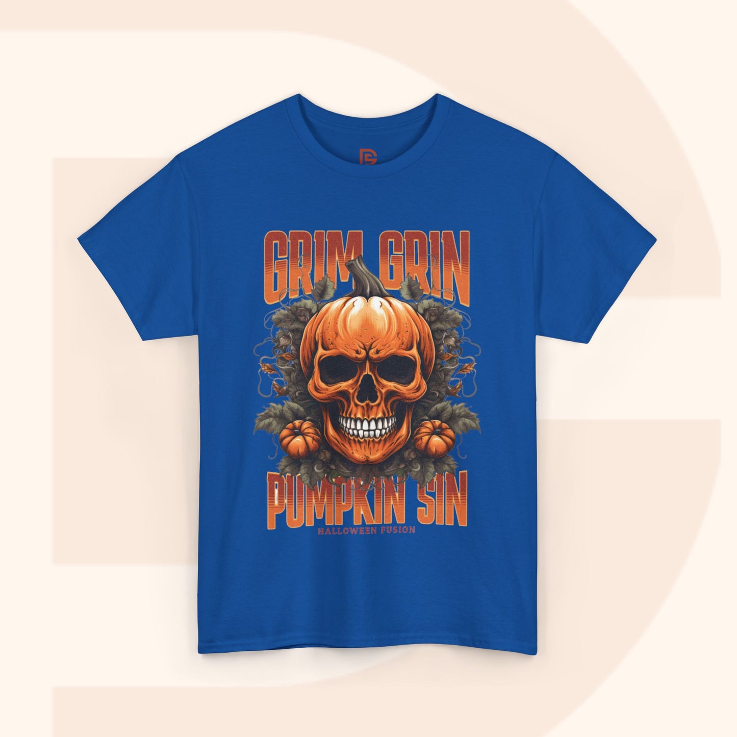 Grin Grin Pumpkin Sin Halloween T-shirt