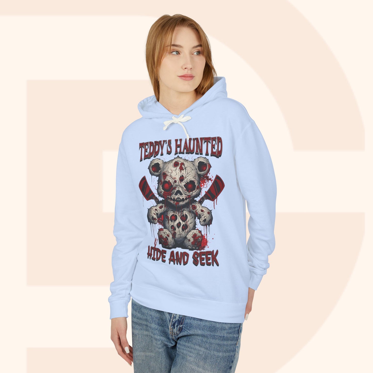 Teddy's Haunted Hide and Seek Halloween Hoodie