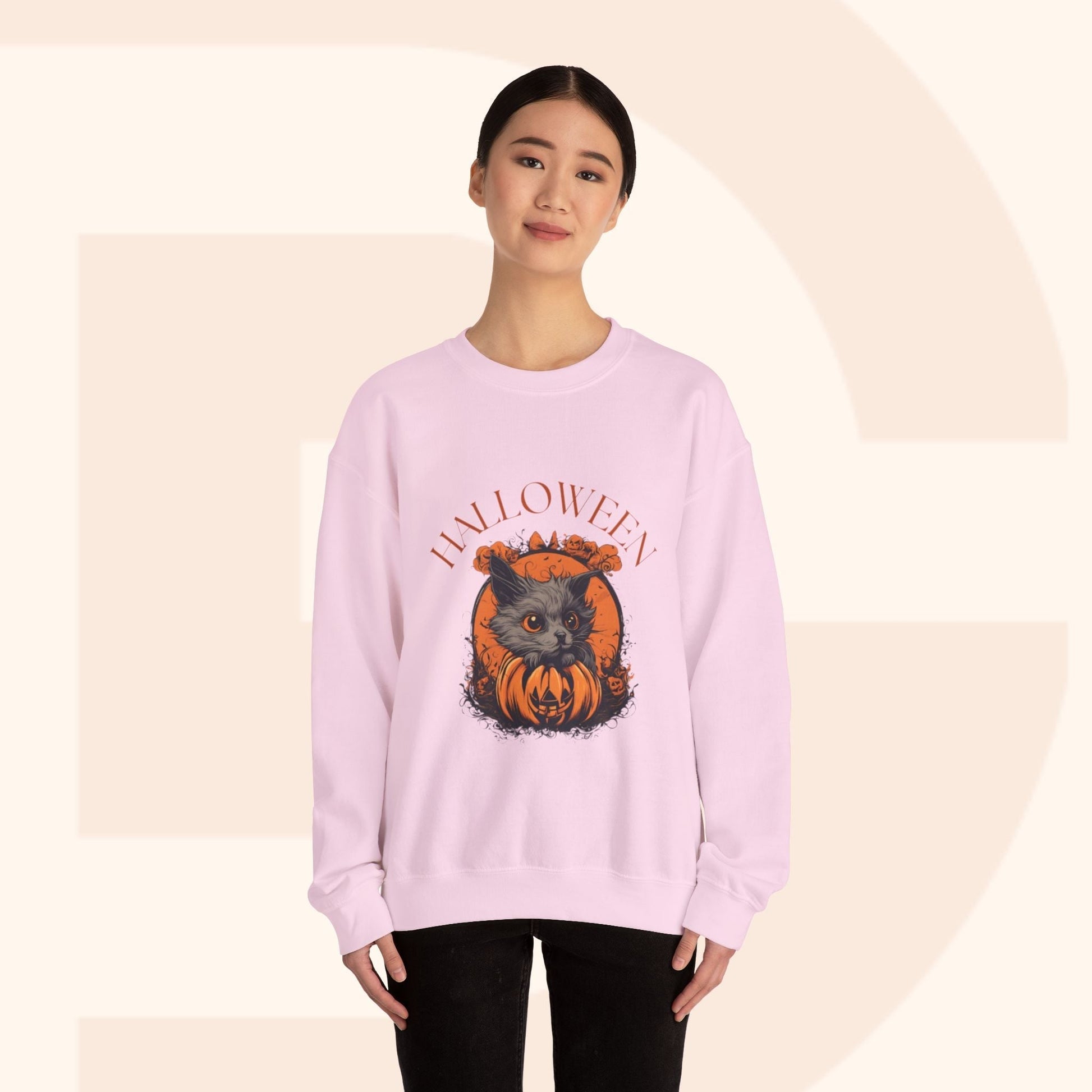 Halloween Spooky Face Sweatshirt