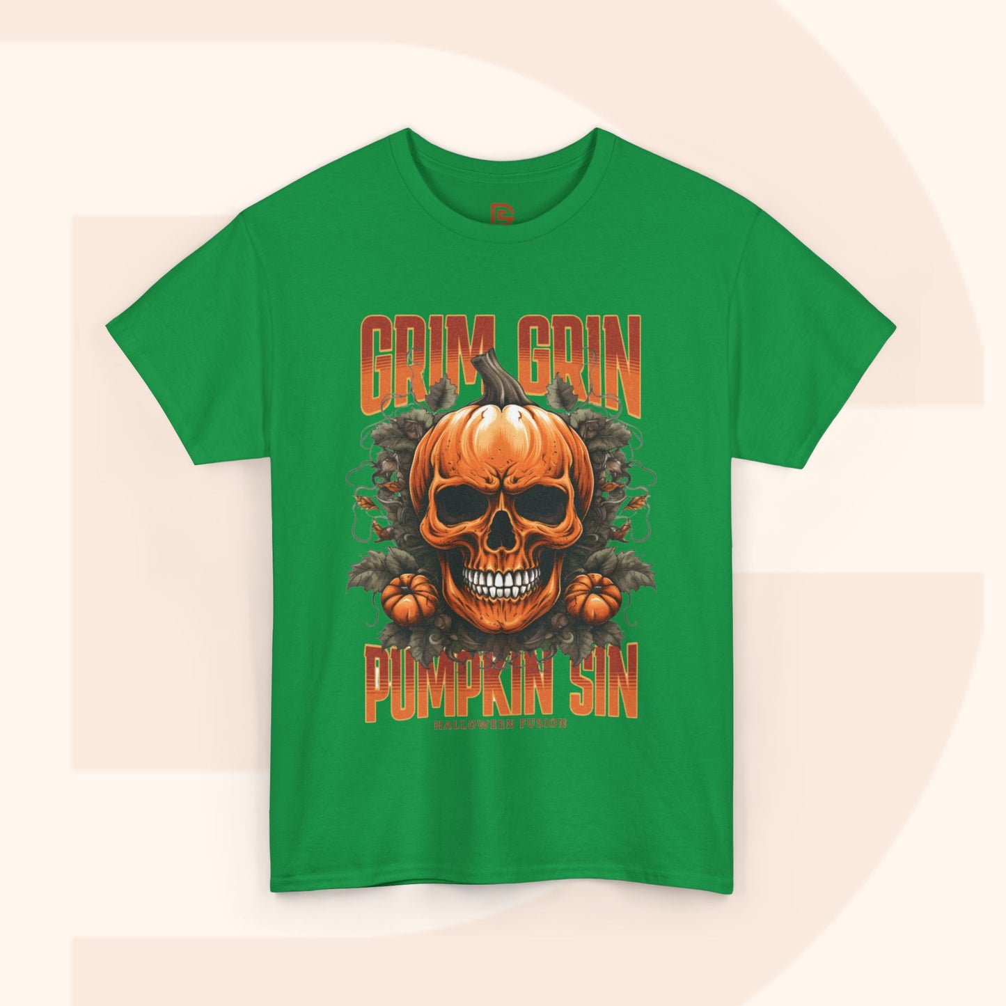 Grin Grin Pumpkin Sin Halloween T-shirt