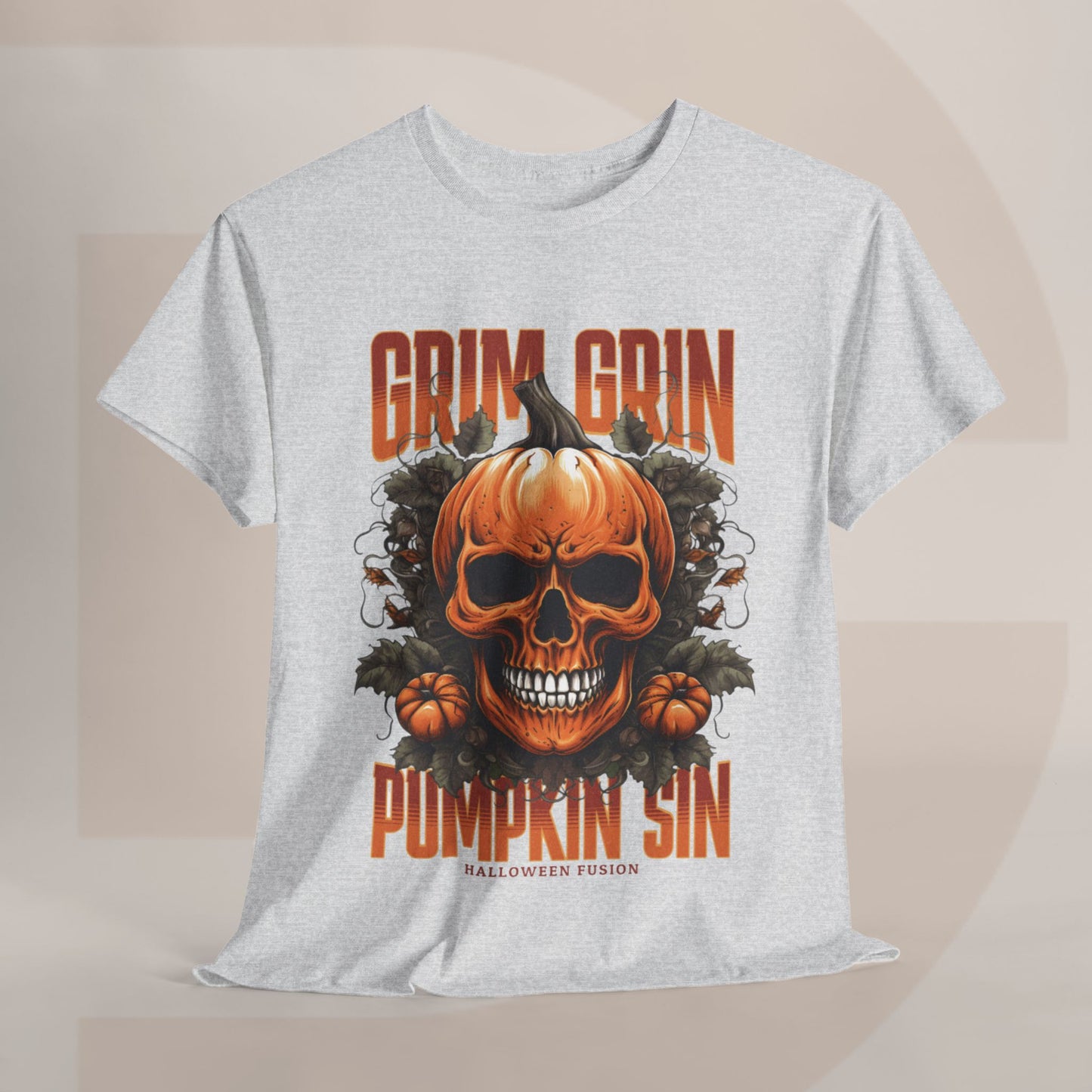 Grin Grin Pumpkin Sin Halloween T-shirt