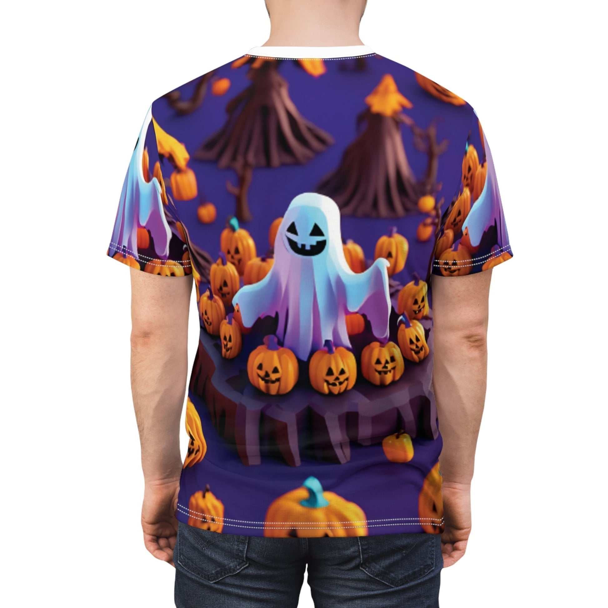 Halloween t Shirts unisex Creepy top Horror Ghostly Face 