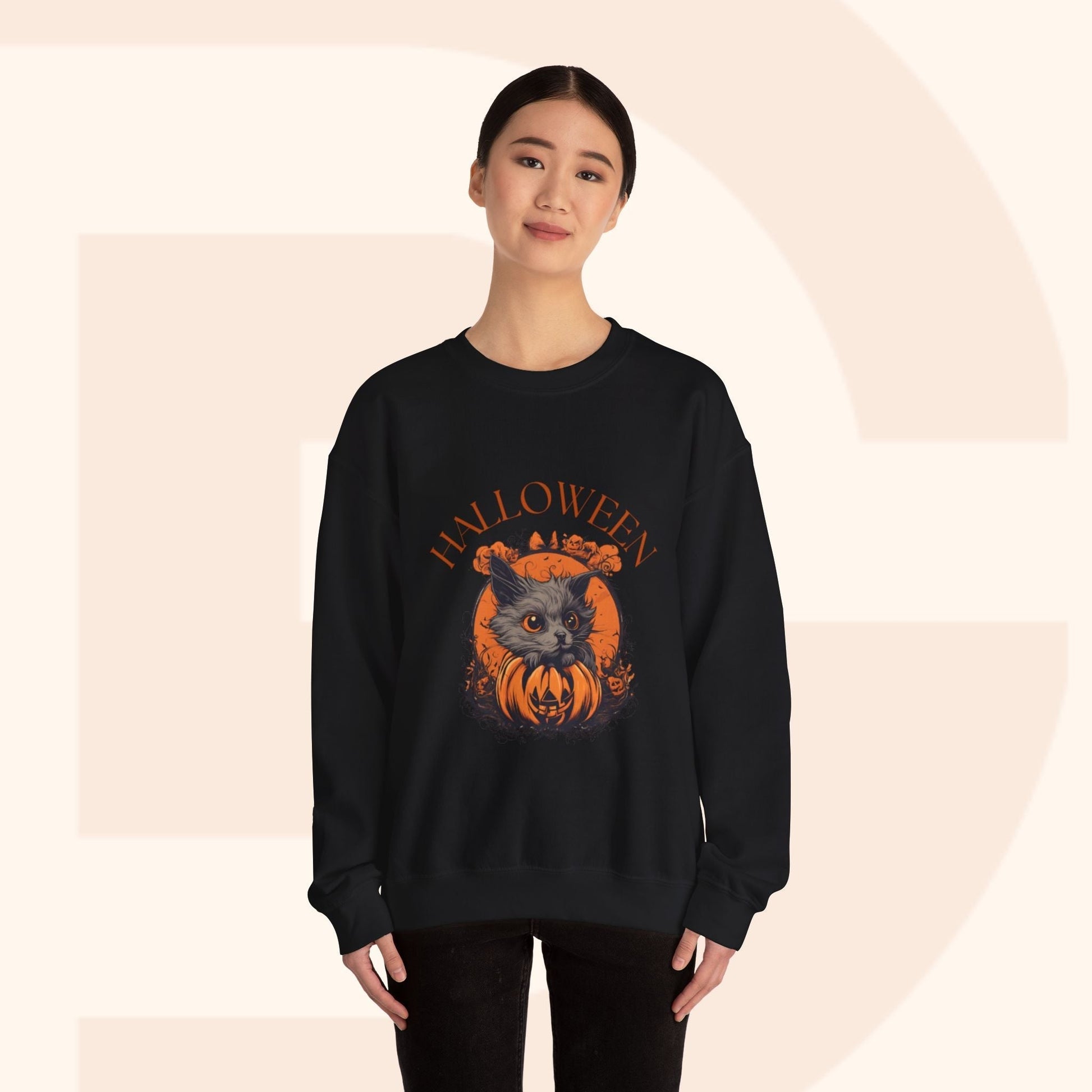 Halloween Spooky Face Sweatshirt