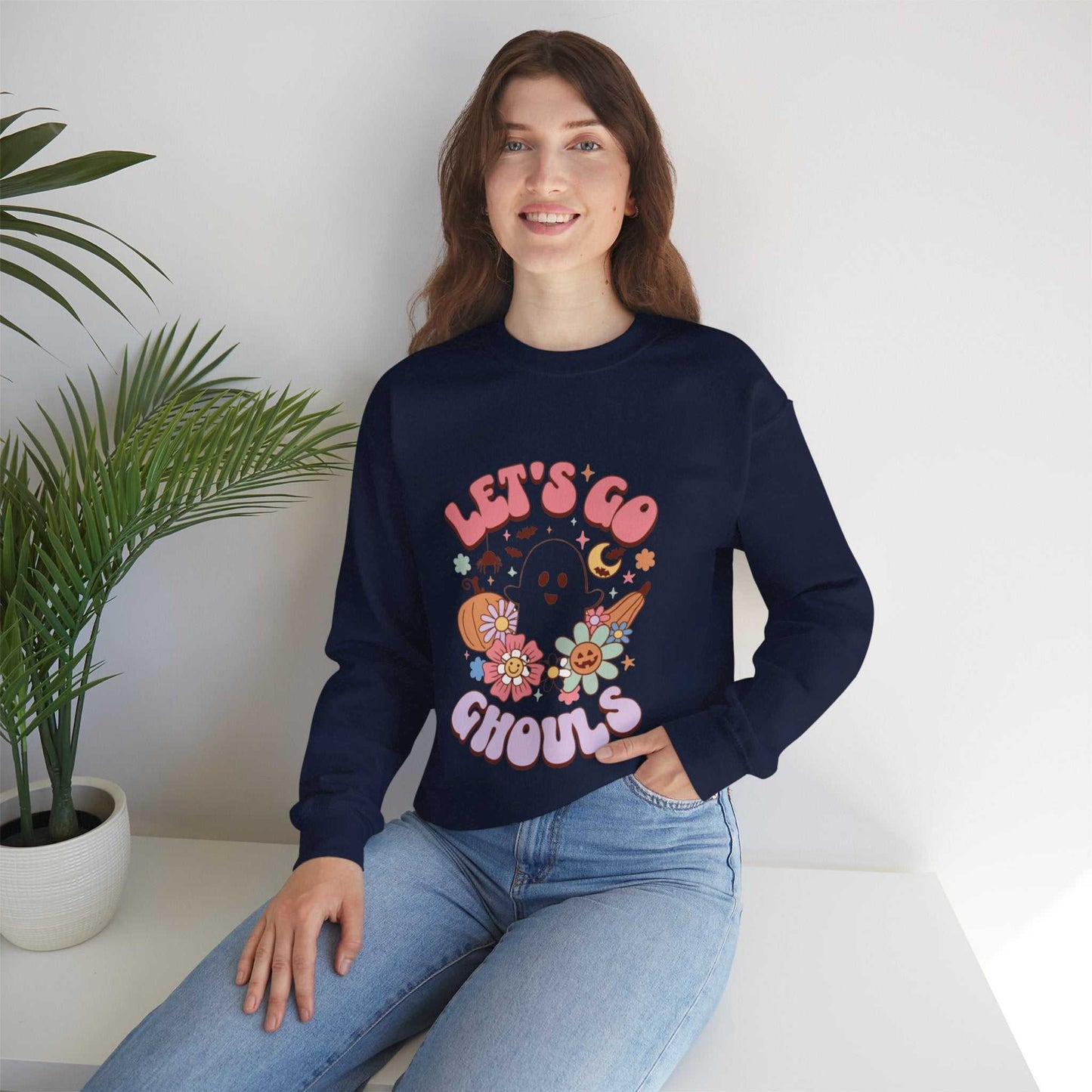 Lets Go Ghouls Halloween Halloween Sweatshirt