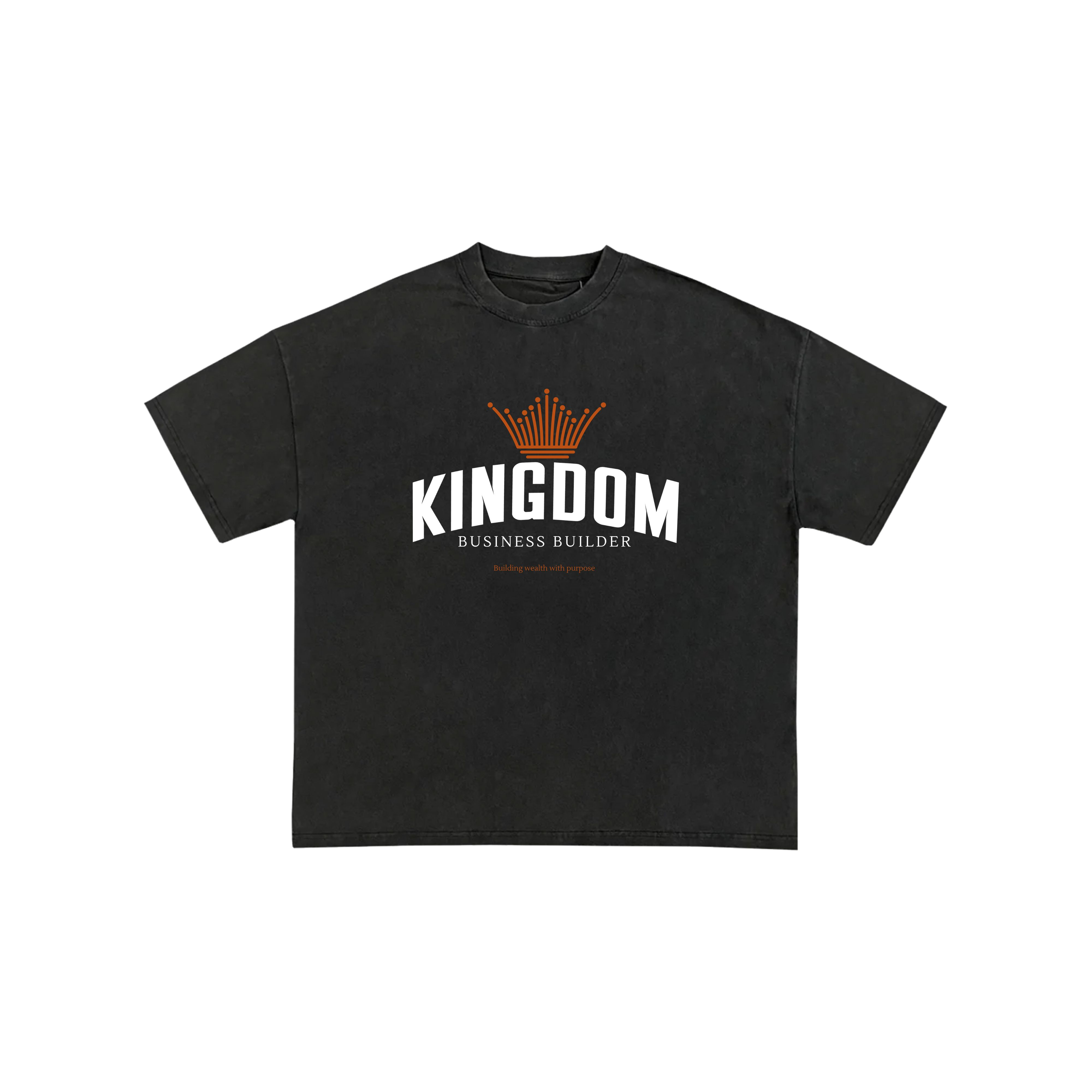 Kingdom Business Builder Christian T-Shirt Black Faith Entrepreneur Apparel